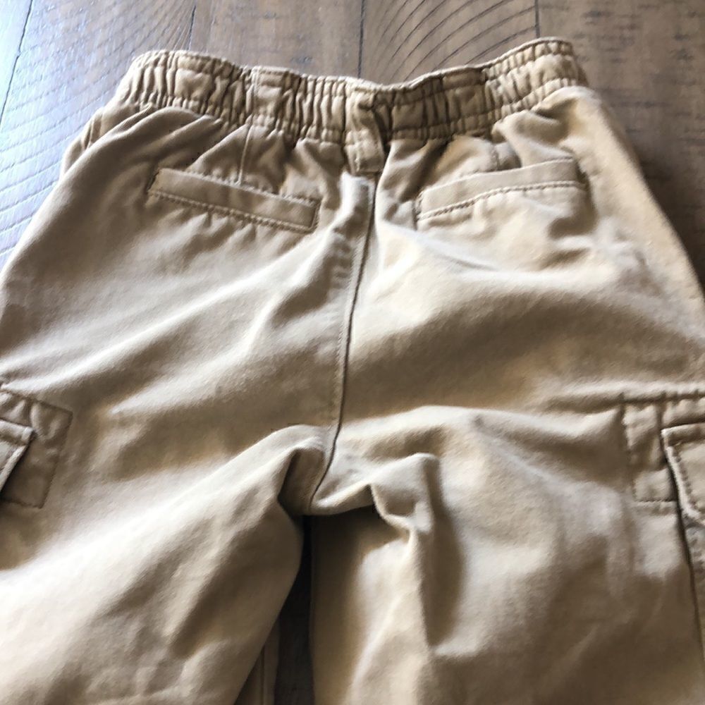 Lands End Unisex Khaki Cargo Pants. 6 Pockets. All Cotton. - Picture 7 of 11